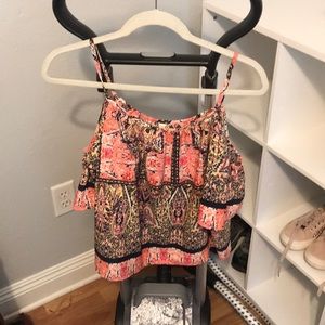 Cold shoulder top